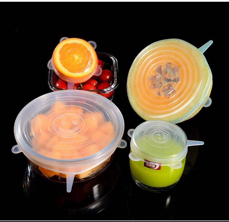 Couvercles extensibles en silicone réutilisable