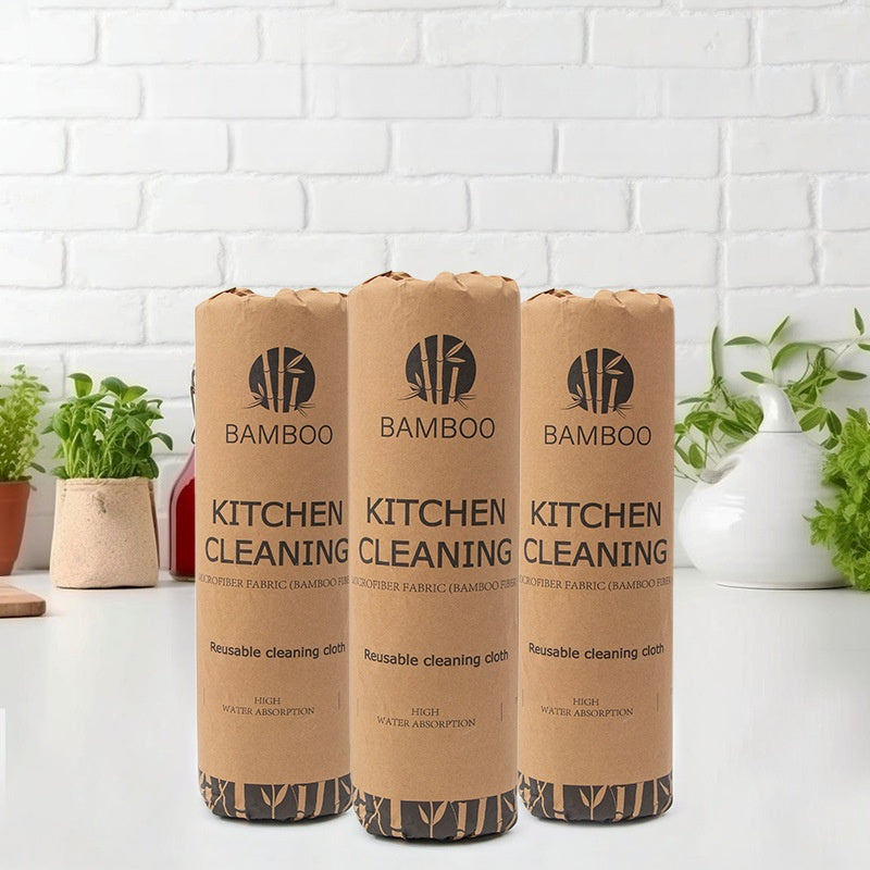 Papier Essuie-Tout en Bambou Réutilisable